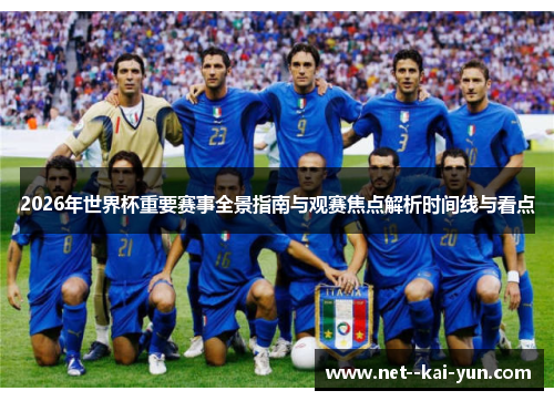 2026年世界杯重要赛事全景指南与观赛焦点解析时间线与看点