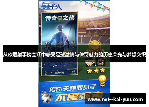 从欧冠射手榜变迁中感受足球激情与传奇魅力的历史荣光与梦想交织